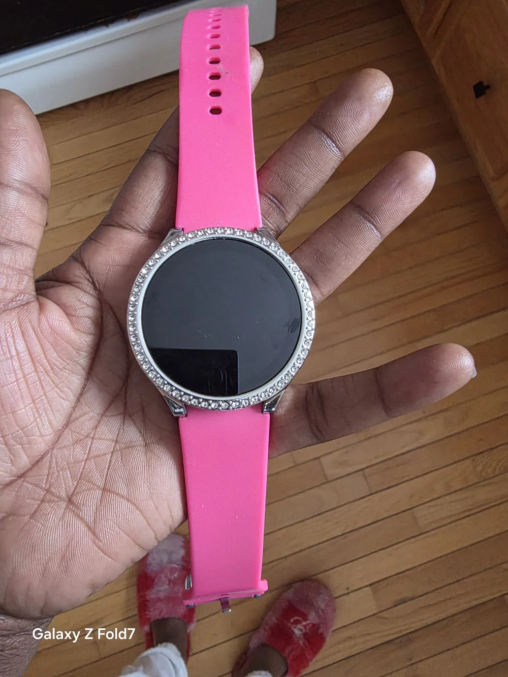 Samsung Galaxy Smartwatch with Pink Strap